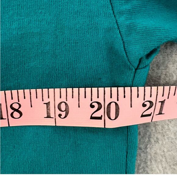 Johnny Was Embroidered T-Shirt Maxi Dress Turquoise Tribal M Boho Folk Indie - Picture 13 of 15